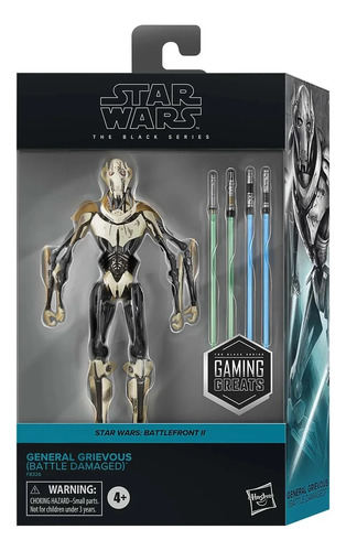 General Grievous Battlefront 2 Black Series Hasbro Star Wars (Usado)
