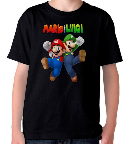 Remeras Camisetas Mario Bros Y Luigi 3 Interesantes Diseños