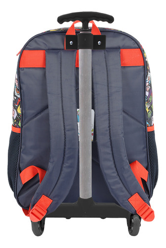 Mochila Jovens Titãs Rodinhas Infantil Dc Comics Is41251tg Cor Vermelho Desenho Do Tecido Titans