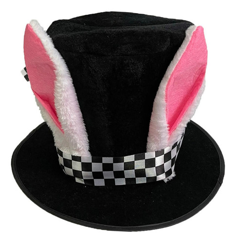 Top Hat Rabbits Ears Topper Sombrero De Felpa Headwear