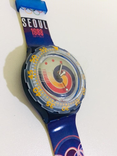Relógio Swatch Scuba Edição Especial Olimpíadas 1988 Seoul