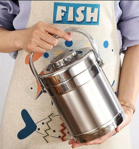Lonchera Vianda Termica Comida Ecero Inoxidable 1.6 Lts