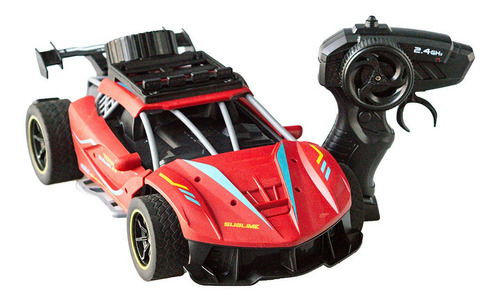 Carrinho Controle Remoto 2.4 Super Racing Recarregável 1:12 Cor Vermelho