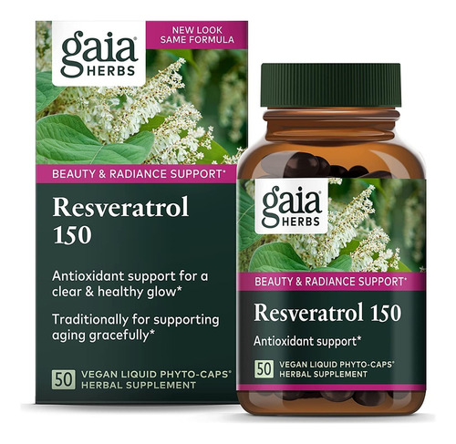 Resveratrol 150 Caps Gaia Herbs - - Unidad A $1479