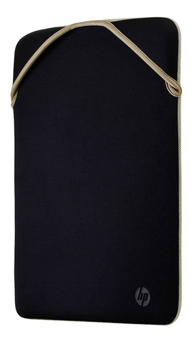 Imagen 1 de 6 de Funda Hp Reversible Notebook Negro/dorado 15.6