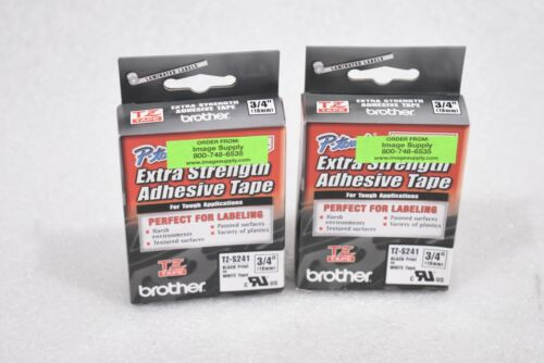 Brother P-touch Tz-s241 Extra Strength Adhesive Label Ta Zzi