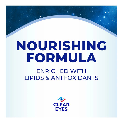 Clear Eyes Gotas Nocturnas Para Aliviar El Ojo Seco 15 Ml