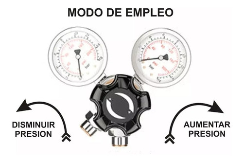 Imagen 7 de 10 de Tubo De Co2 5 Kg + Regulador Cerveza 2 Manometros Sin Carga!