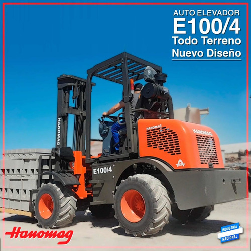 Imagen 14 de 16 de Elevador Hanomag E100/4 Todo Terreno 4x4, Usd Oficial, 2tn