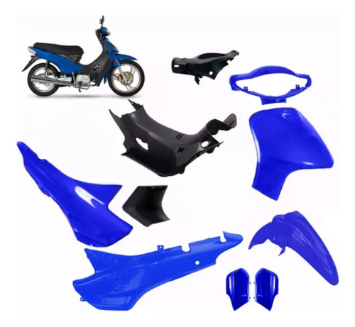 Kit Plasticos Carenado Moto Brava Nevada 110