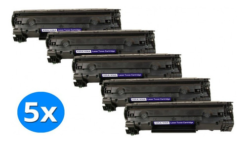 5x Toner Compatível Hp Ce285a Cb435a P/ P1102 M1132 E Outras