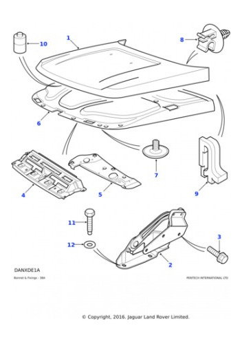 Trava Do Capô Lado Direito Range Rover 1994-2001