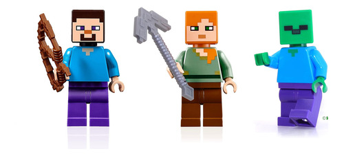 Paquete Combinado De Minifiguras De Zombis De Lego Minecraft