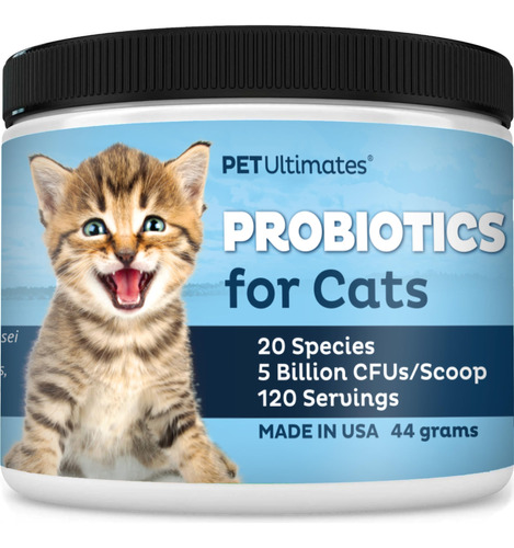 Pet Ultimates Probioticos Para Gatos, 44 Gramos