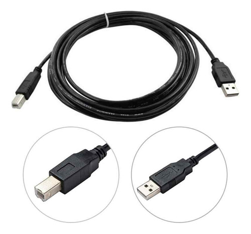 Cable Usb 2.0 Para Impresoras Y Multifunción 1.8 Metros