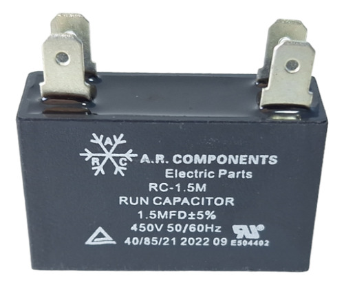 Capacitor A.r.components 1.5 Mfd X 450 V 10und