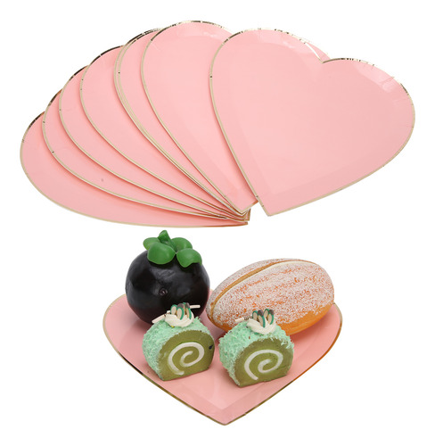 Platos De Papel Para Decoración De Vajilla Rosa Para El Día