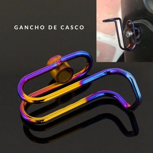 Gancho Tornasol Para Casco Motoneta, Porta Casco Scooter.  