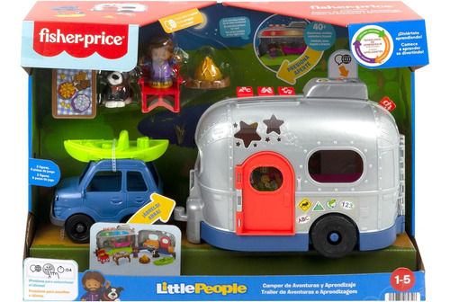 Little People Camper De Aventura Y Aprendizaje Fisher Price Color Azul