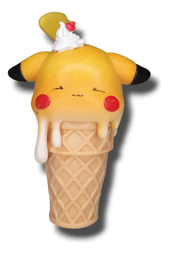 Figura Pokemon Pikachu 12cm Ice Cream Kawaii