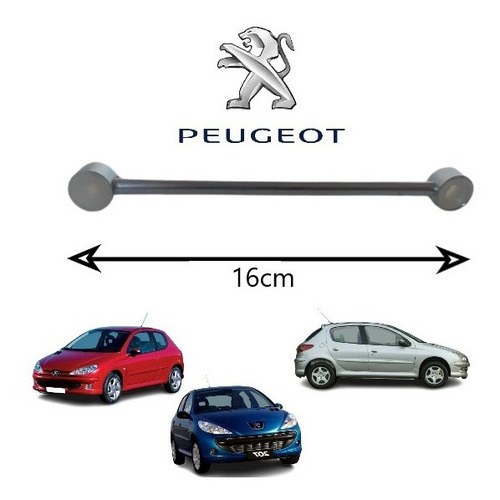 Imagem 3 de 5 de 2 Haste Bieleta Câmbio Peugeot 206 207 1.4 1.6 16cm Curta