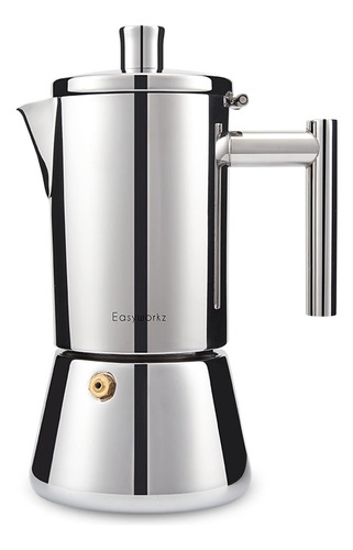 Easyworkz Diego Stovetop Espresso Maker Stainless Steel I Ad