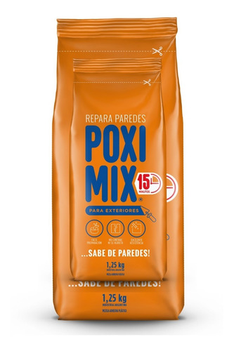 Poximix Mezcla Adhesiva A Base De Cemento Exterior 1,25 Kg