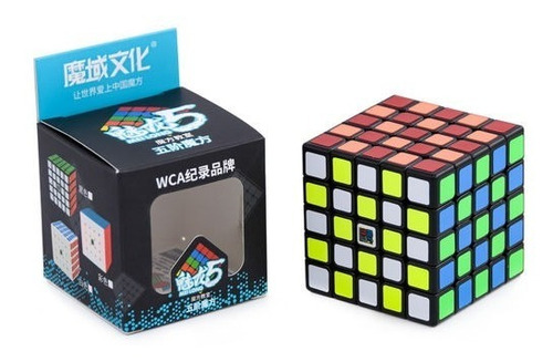 Cubo Rubik 5x5 Moyu Color De La Estructura Negro