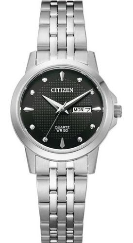 Reloj Citizen Mujer Quartz Fechador Wr50 Grabado Gratis