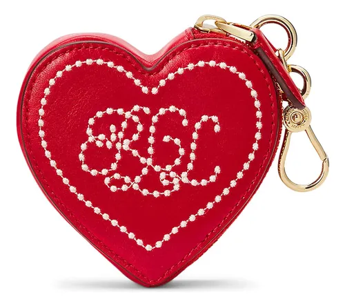 comprar Lauren Ralph Lauren Bolso Con Forma De Corazón Bandana Roja 
