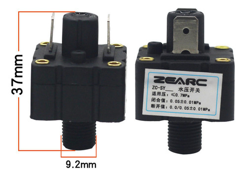 Interruptor De Sensor De Presión 37 Mm X 9,2 Mm