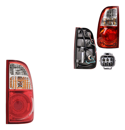 Par Juego Calaveras Toyota Tundra 2005 - 2006 Cabina Med Rxc