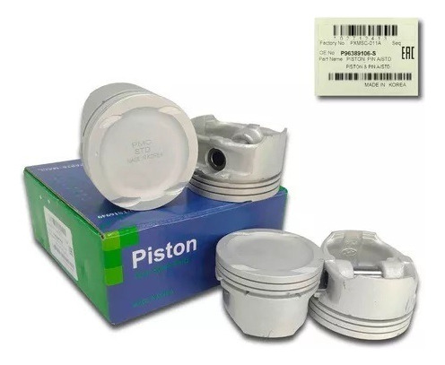 Juego Piston Tucson Elantra 2.0 Aro Fino A 0.20