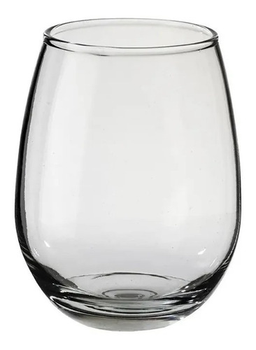 Vaso Vidrio Copa S/tallo Copón Vino Gourmet Rigolleau X12