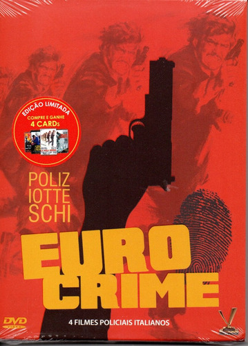 Dvd Eurocrime Volume 1 Com Cards - Versatil - Bonellihq L19