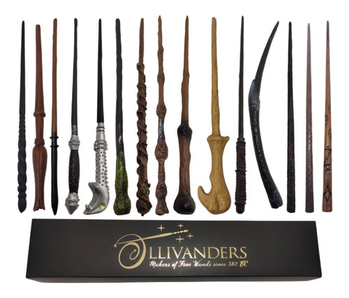 Varitas Harry Potter Nucleo Metal Caja Ollivanders Modelos
