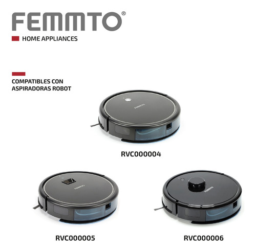 Imagen 6 de 7 de Kit De Repuestos Para Aspiradora Robot Femmto Set Original