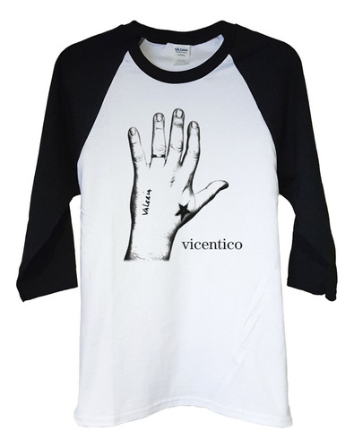 Polera Raglan 3/4 Vicentico 5 Punk Abominatron