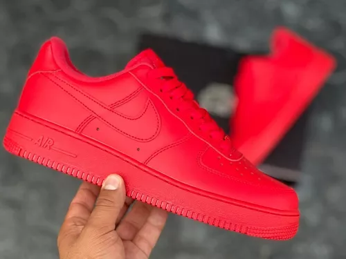 Acuoso Rebelión Rechazo Nike Air Force 1 Rojos | MercadoLibre 📦