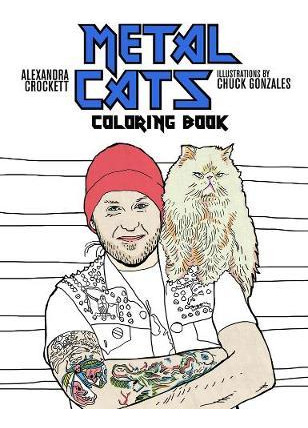 Libro Metal Cats Coloring Book - Alexandra Crockett