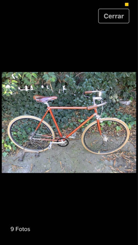 Bicicleta Estilo Fixie Manubrios De Madera