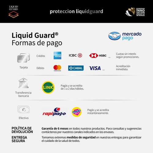 Protección Antivirus Mesa Escritorio Auto Liquid Guard 30ml