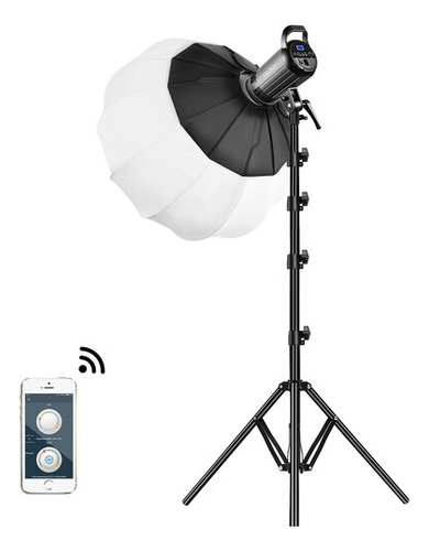 Luz Led Gvm G100w Bi-color Studio Kit Factura Garantia !