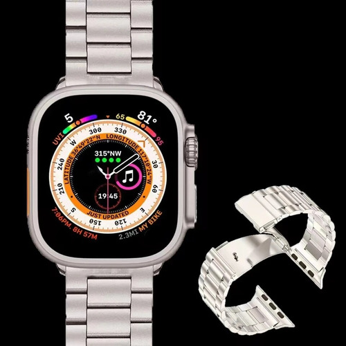 Correa De Acero Inoxidable Para Apple Watch Ultra 2 Correa