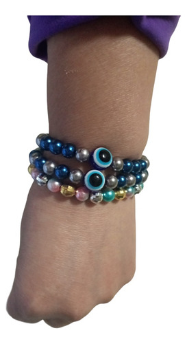 Pulseras Con Ojo Turco Ycollares ..