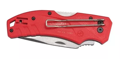 Navaja Plegable Fastback Acero Inox. Milwaukee 48-22-1530