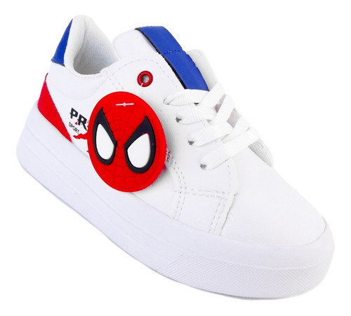 Tenis Niño Heroe Avengers Araña 082-bp Arco Ortopedico 22-26