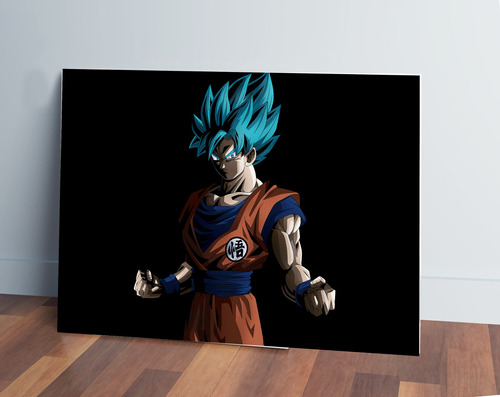 Cuadro Dragon Ball Super Goku  125 40x53 Mdf Memoestampados