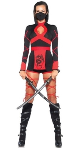 Disfraz De Ninja Sexy Para Mujer Talla: L Halloween