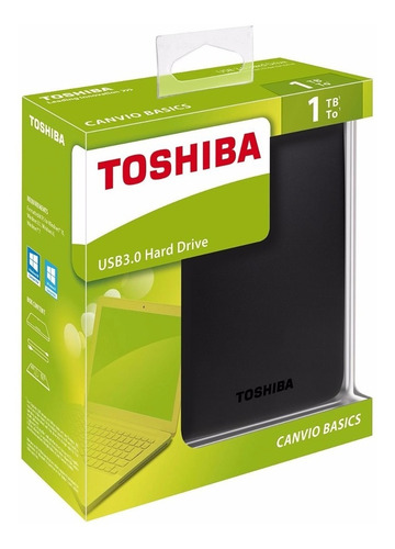 Imagen 1 de 5 de Disco Duro Externo Toshiba Canvio Usb 3.0 2 Teras 2 Tb